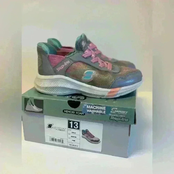 Skechers Other - SKECHERS MULTICOLOR KIDS SHOES SIZE 13 WITH ITS ORIGINAL BOX